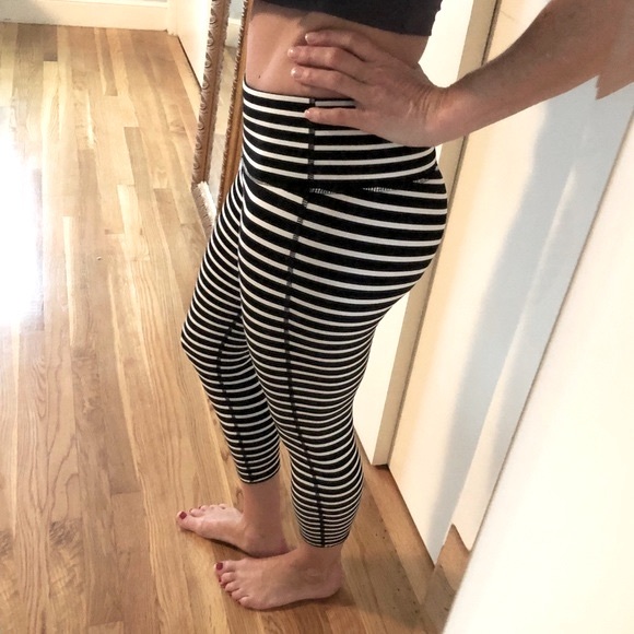 Athleta Chaturanga Striped Capri Leggings - Picture 10 of 16